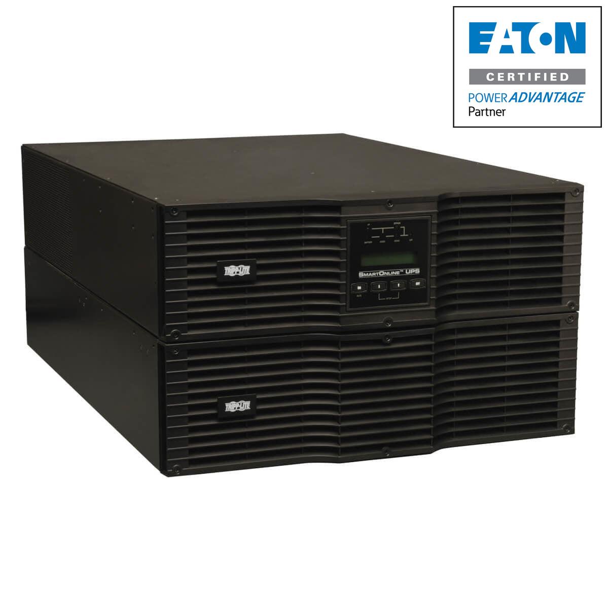 Tripp Lite Su10Krt3Uhv Smartonline 200-240V 10Kva 9Kw Double-Conversion Ups, 6U, Extended Run, Network Card Slot, Usb, Db9, Switch, Hardwire