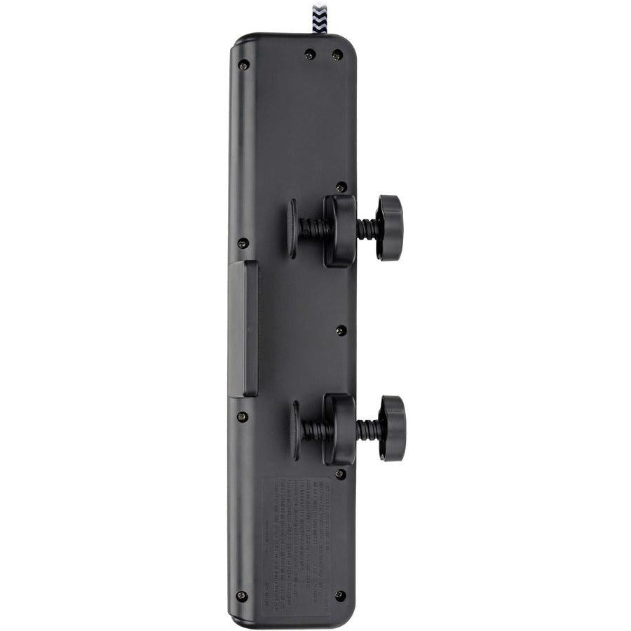 Tripp Lite Safe-It 6-Outlet Surge Protector - 2 Usb Ports, 8 Ft. Cord, 5-15P Plug, 2100 Joules, Antimicrobial Protection, Black