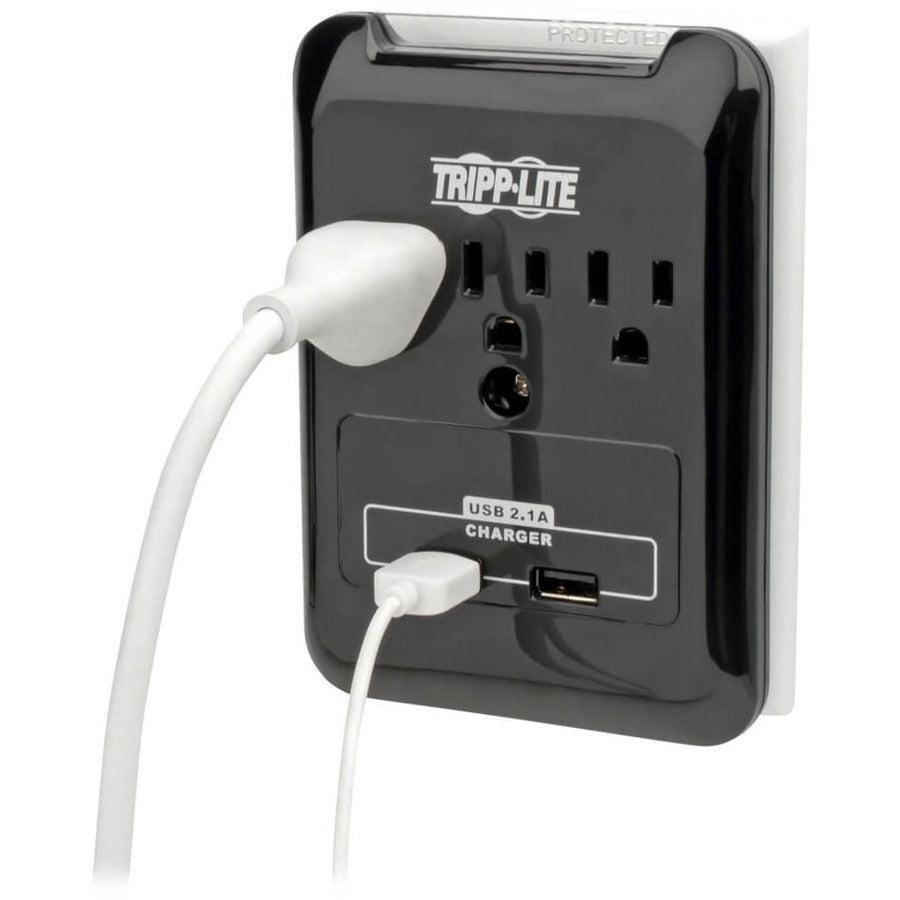 Tripp Lite Sk30Usb Surge Protector Black 3 Ac Outlet(S) 120 V