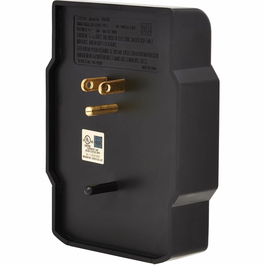 Tripp Lite Sk6-0B Surge Protector Black 6 Ac Outlet(S) 120 V