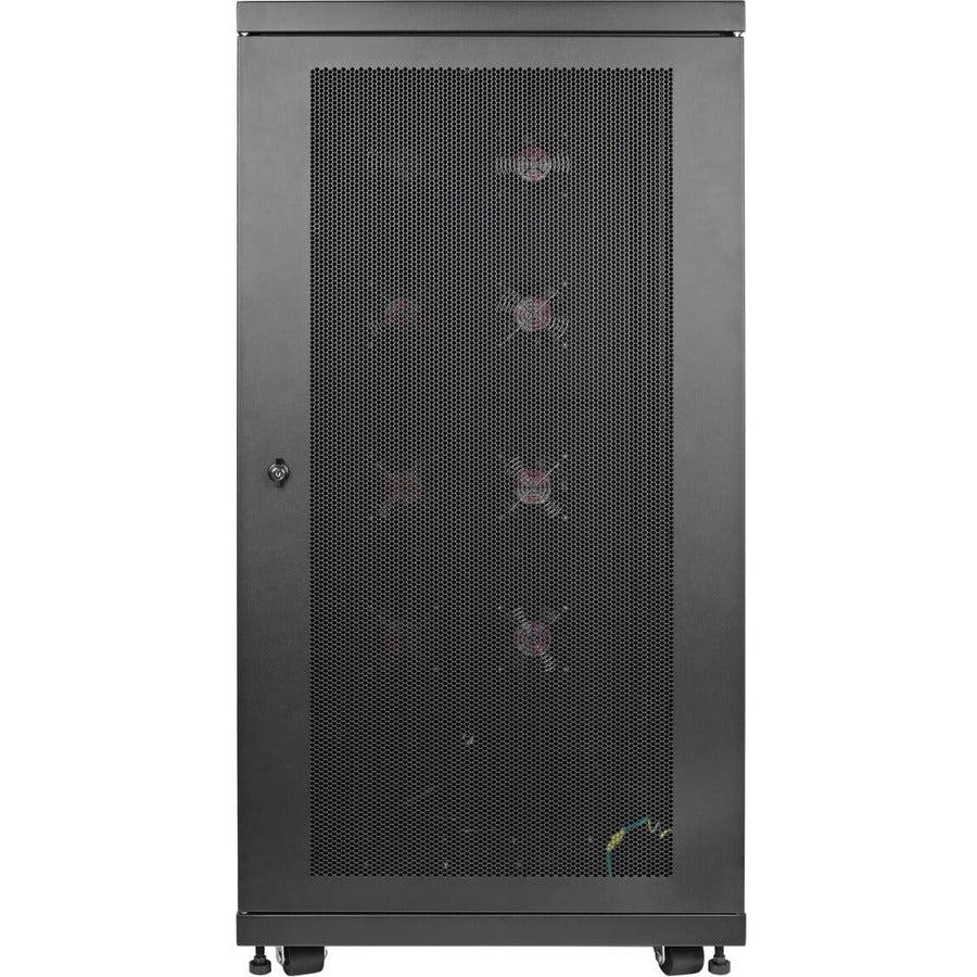 Tripp Lite Sr24Ubffd Rack Cabinet 24U Freestanding Rack Black