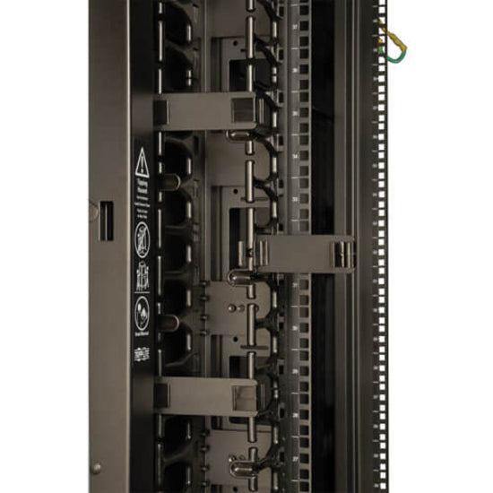 Tripp Lite Sr45Ubwdvrt 45U Smartrack Wide Standard-Depth Rack Enclosure Cabinet With Doors And Side Panels, 2 Pre-Installed Cable Managers