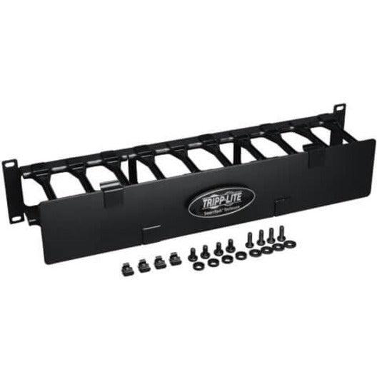 Tripp Lite Srcableduct2Uhd Smartrack 2U High Capacity Horizontal Cable Manager - Finger Duct With Dual-Hinge Cover