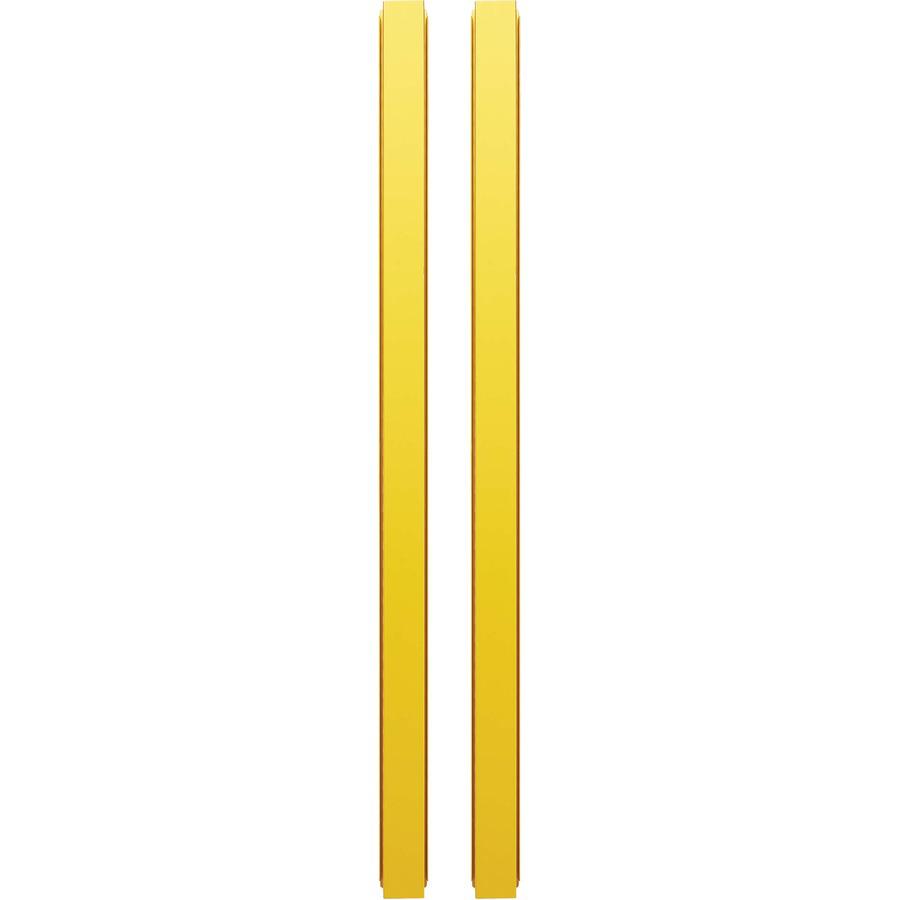 Tripp Lite Srcableductvrtf Vertical Cable Manager - Finger Duct With Cover, Yellow, 6 Ft. (1.8 M)