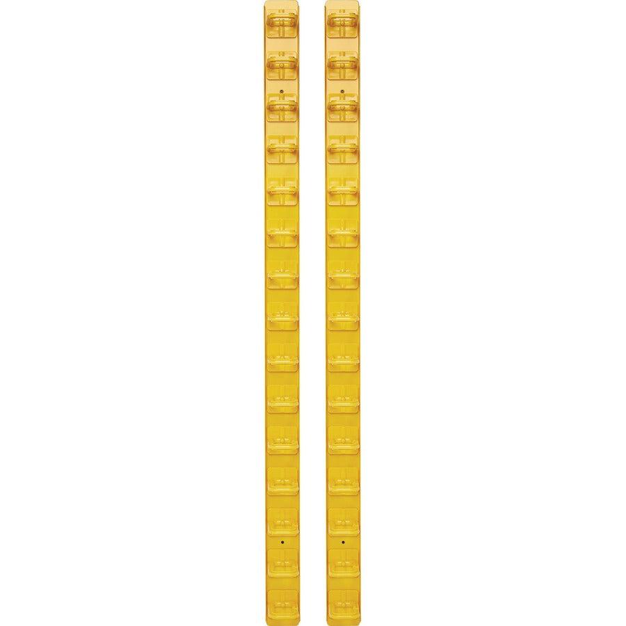 Tripp Lite Srcableringvrtf Vertical Cable Manager - Flexible Rings, Yellow, 6 Ft. (1.8 M)