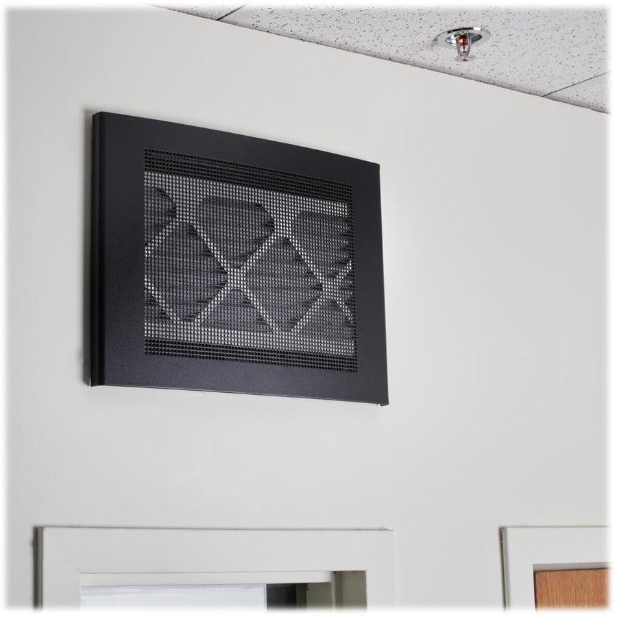 Tripp Lite Srclosetintake Network Closet Through-Wall Air Duct, Built-In Filter, Black