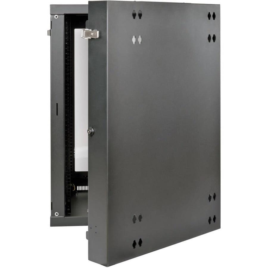 Tripp Lite Srw18Usdpg Smartrack 18U Ups-Depth Wall-Mount Half-Height Rack Enclosure, Clear Acrylic Window, Hinged Back