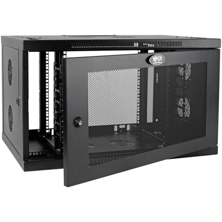 Tripp Lite Srw9Udpvrt Smartrack 9U Low-Profile Switch-Depth-Plus Wall-Mount Mini Rack Enclosure, Wide