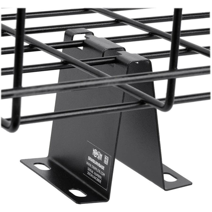 Tripp Lite Srwbunvbase Standoff Base Bracket Floor Mount For Wire Mesh Cable Trays