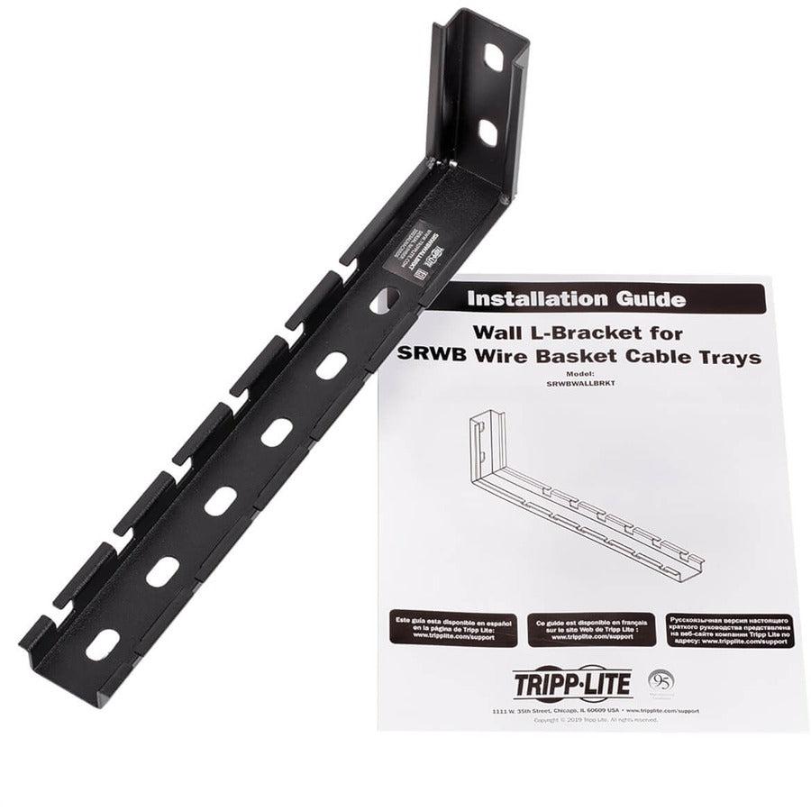 Tripp Lite Srwbwallbrkt Wall L Bracket For 150 Mm And 300 Mm Wire Mesh Cable Trays