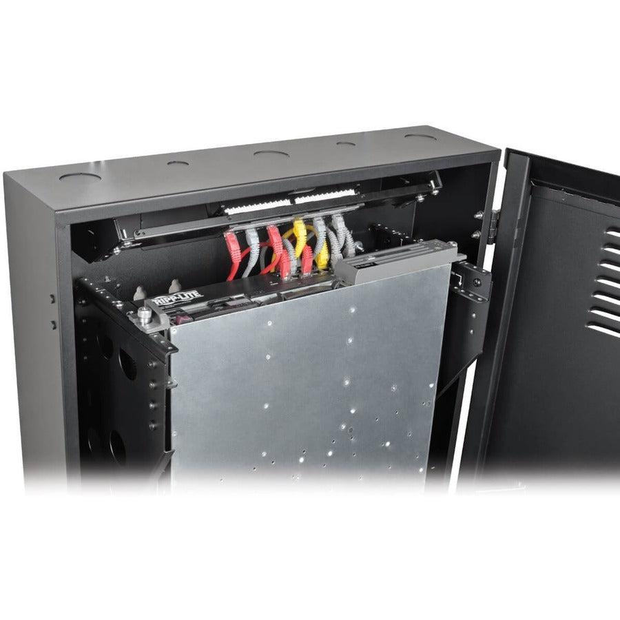 Tripp Lite Srwf4U Smartrack 4U Low-Profile Vertical-Mount Switch-Depth Wall-Mount Rack Enclosure Cabinet