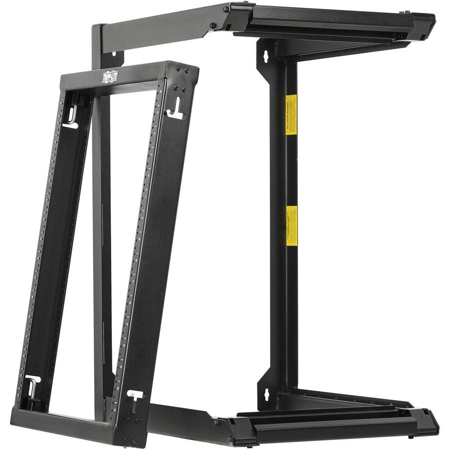 Tripp Lite Srwo16Us Smartrack 16U Wall-Mount 2-Post Open Frame Rack, Hinged Front, Heavy Duty