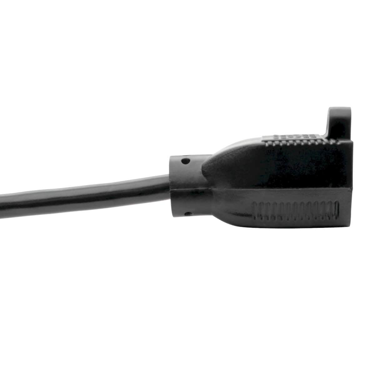 Tripp Lite Standard Power Extension Cord, 10A, 18Awg (Nema 5-15P To Nema 5-15R), 1-Ft.
