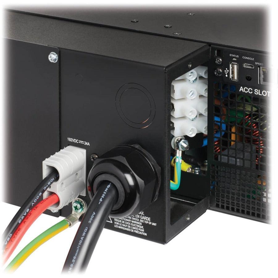 Tripp Lite Su6Krt3Ug 200–240V 6000Va 6000W On-Line Ups, Unity Power Factor, Hardwire In, Hw/C19/C13 Out, 3U