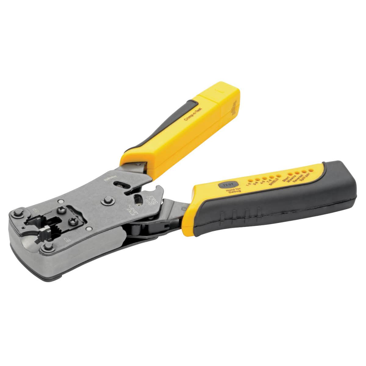 Tripp Lite T100-001-Tst Rj11/Rj12/Rj45 Wire Crimper With Built-In Cable Tester