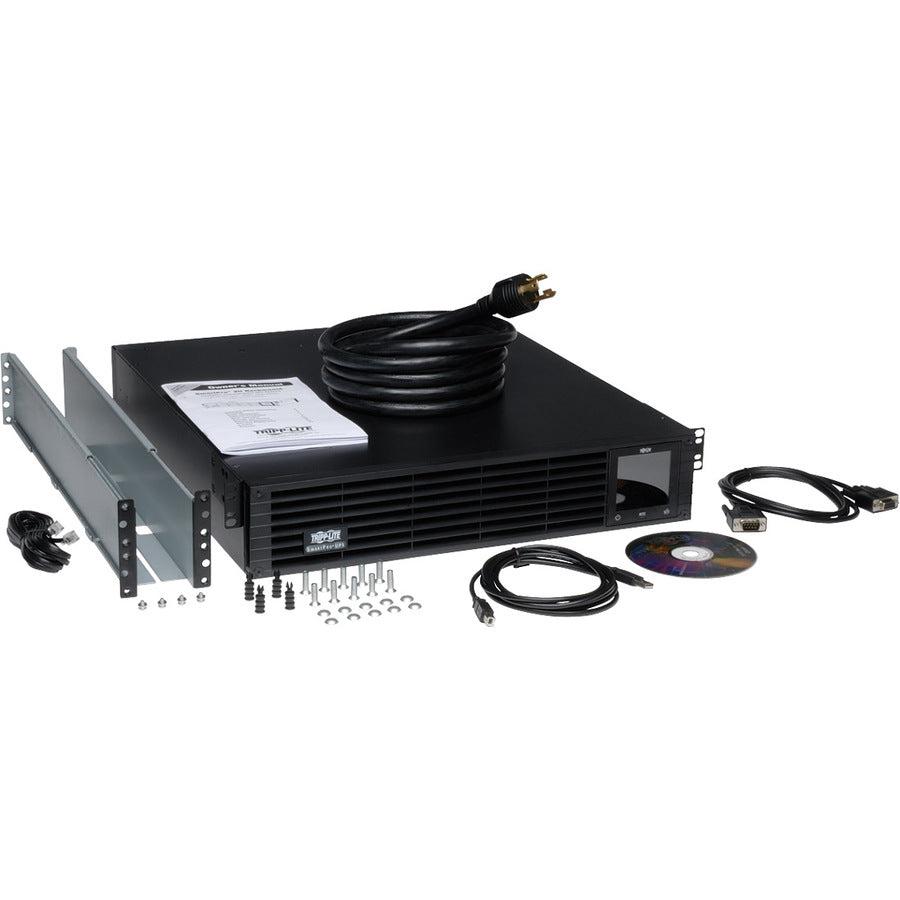 Tripp Lite Taa Smartpro 120V 3Kva 2.25Kw Line-Interactive Sine Wave Ups, 2U, Extended Run, Network Card Options, Lcd, Usb, Db9