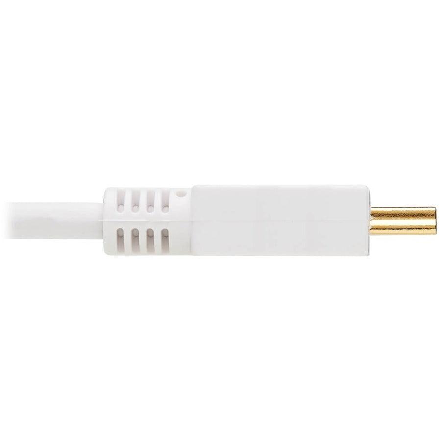 Tripp Lite U030Ab-006-Wh Safe-It Usb-A To Usb Mini-B Antibacterial Cable (M/M), Usb 2.0, White, 6-Ft. (1.83 M)