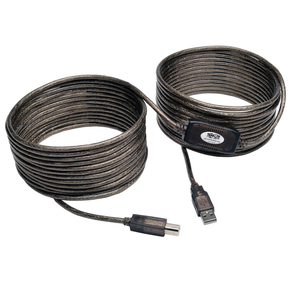 Tripp Lite U042-036 Usb 2.0 A/B Active Repeater Cable (M/M), 36 Ft. (10.97 M)
