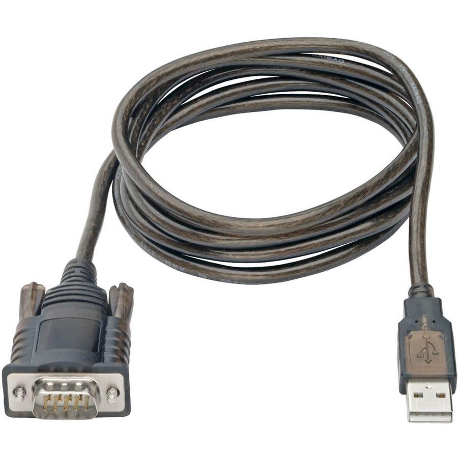 Tripp Lite U209-005-Com Rs232 To Usb Adapter Cable With Com Retention (Usb-A To Db9 M/M), Ftdi, 5 Ft. (1.52 M)