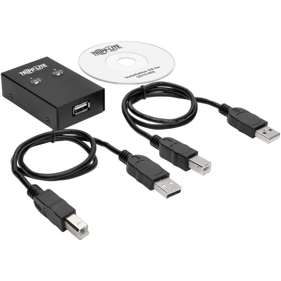 Tripp Lite U215-002 2-Port Usb 2.0 Printer/Peripheral Sharing Switch
