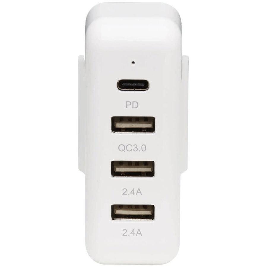 Tripp Lite U280-A04-A3C1 Portable Power Expansion Hub For Apple Usb-C Power Adapter - 4 Ports (3 Usb-A, 1 Usb-C 45W)