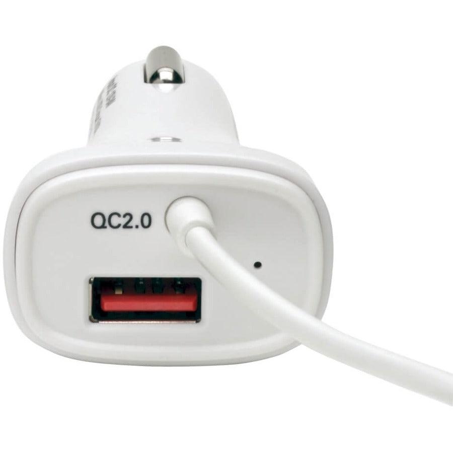 Tripp Lite U280-C02-S-M6 Dual-Port Usb Car Charger For Tablets And Cell Phones With Quick Charge 2.0 Technology