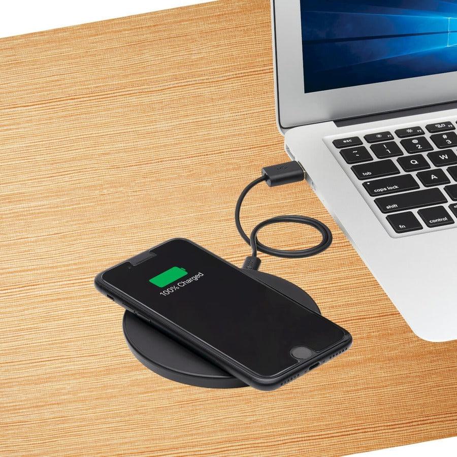 Tripp Lite U280-Q01Fl-Bk 10W Wireless Fast-Charging Pad, Black