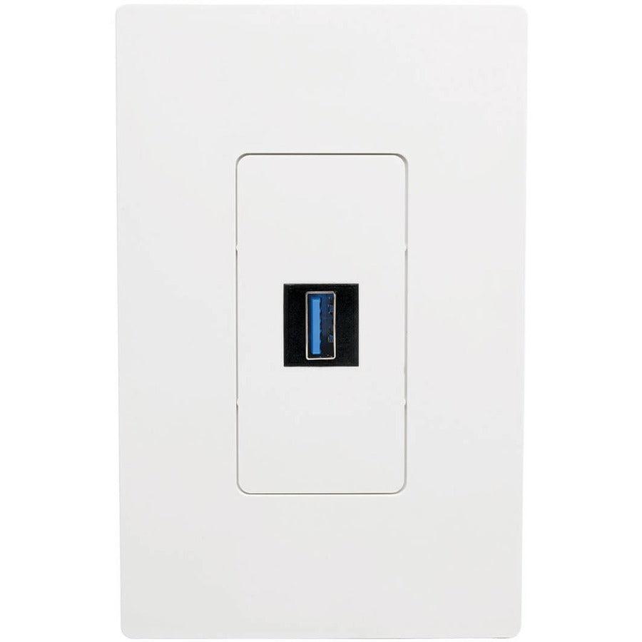 Tripp Lite U325-000-Kp-Bk Usb 3.0 All-In-One Keystone/Panel Mount Coupler (F/F), Black