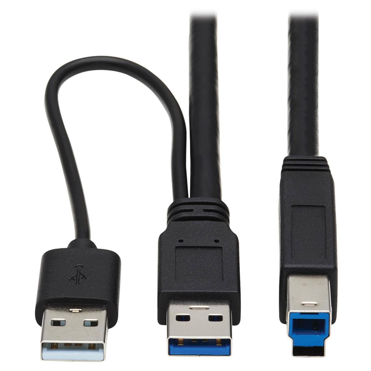 Tripp Lite U328-025-1 Usb Active Repeater Cable - Usb-A To Usb-B (M/M), Usb 3.2 Gen 1, 25 Ft. (7.6 M)