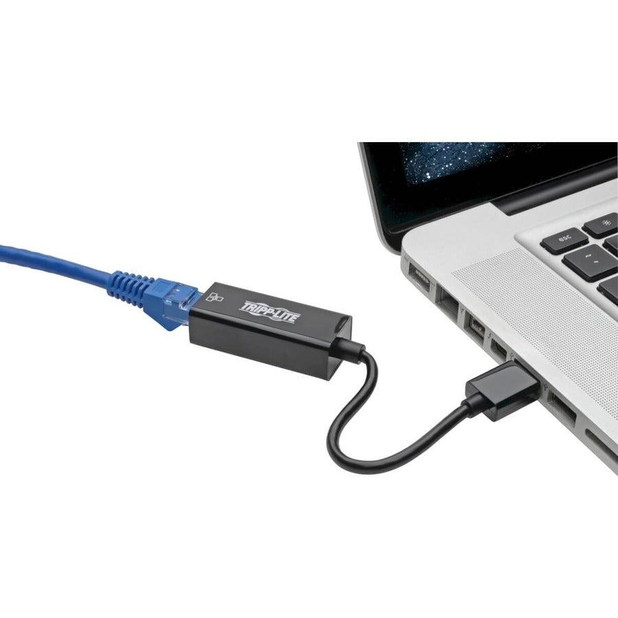 Tripp Lite U336-000-R Usb 3.0 To Gigabit Ethernet Nic Network Adapter - 10/100/1000 Mbps, Black