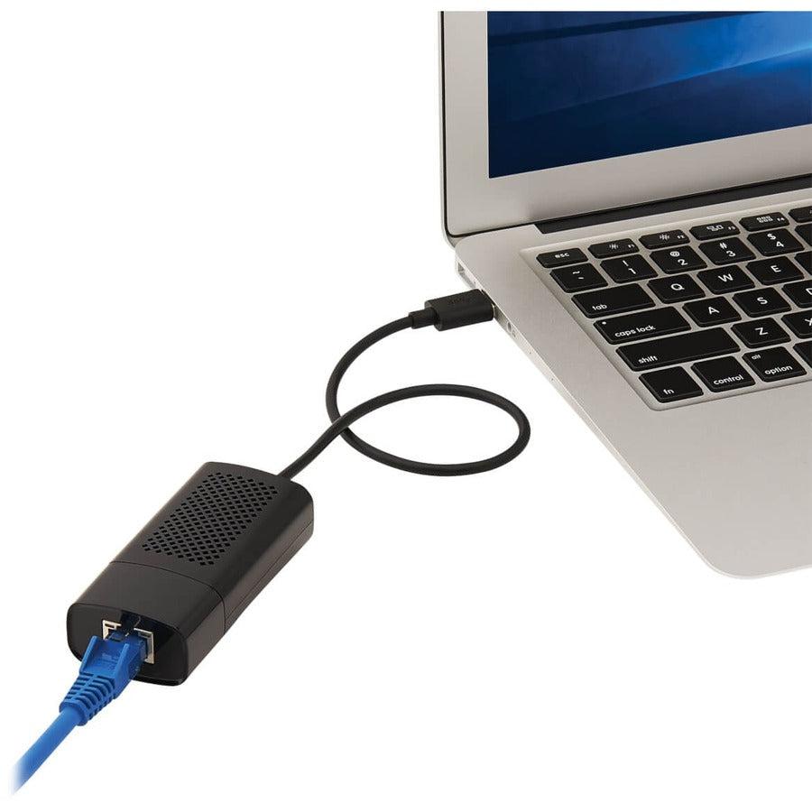 Tripp Lite U336-06N-2P5-B Usb To Rj45 Gigabit Ethernet Network Adapter (M/F) - Usb 3.1 Gen 1, 2.5 Gbps Ethernet, Black