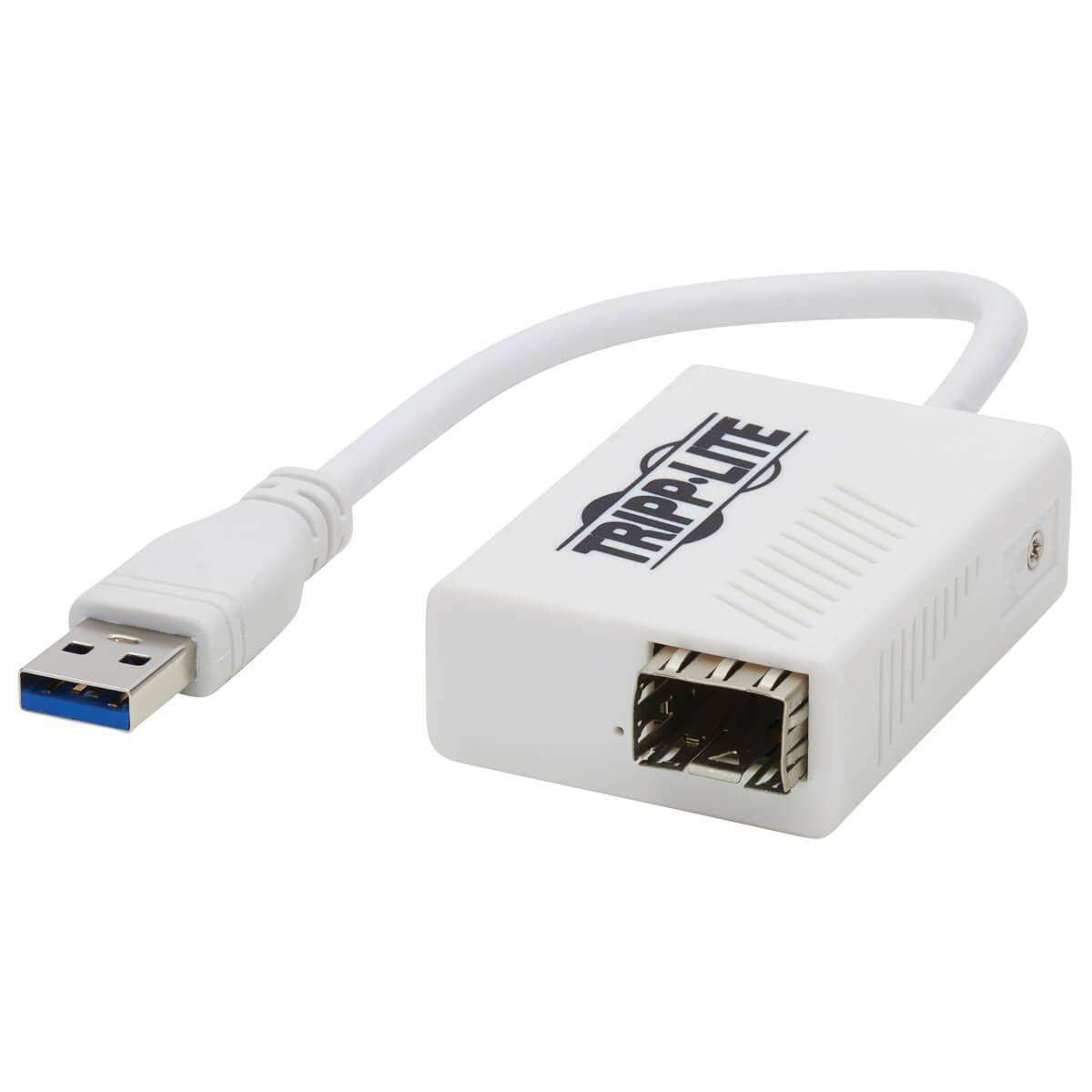 Tripp Lite U336-1G-Sfp Usb 3.1 To Fiber Optic Gigabit Ethernet Adapter, Open Sfp Port For Singlemode/Multimode, 1310 Nm, Lc