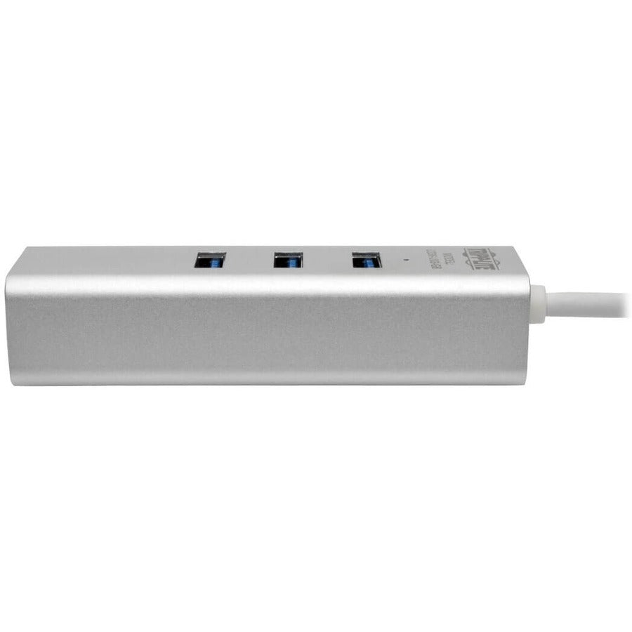 Tripp Lite U336-U03-Gb Usb 3.0 Superspeed To Gigabit Ethernet Nic Network Adapter With 3 Port Usb 3.0 Hub