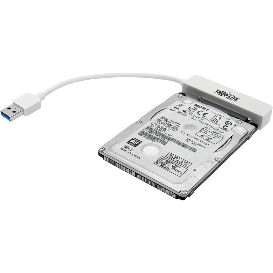 Tripp Lite U338-06N-Sata-W Usb 3.0 Superspeed To Sata Iii Adapter Cable With Uasp, 2.5 In. Sata Hard Drives, White