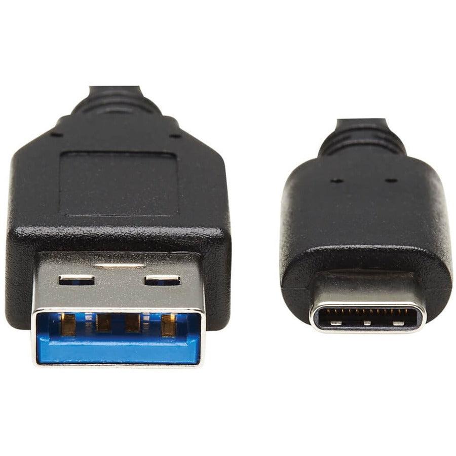 Tripp Lite U428-20N-G2 Usb-C To Usb-A Cable (M/M), Usb 3.1 Gen 2 (10 Gbps), Thunderbolt 3 Compatible, 20-In. (50.8 Cm)