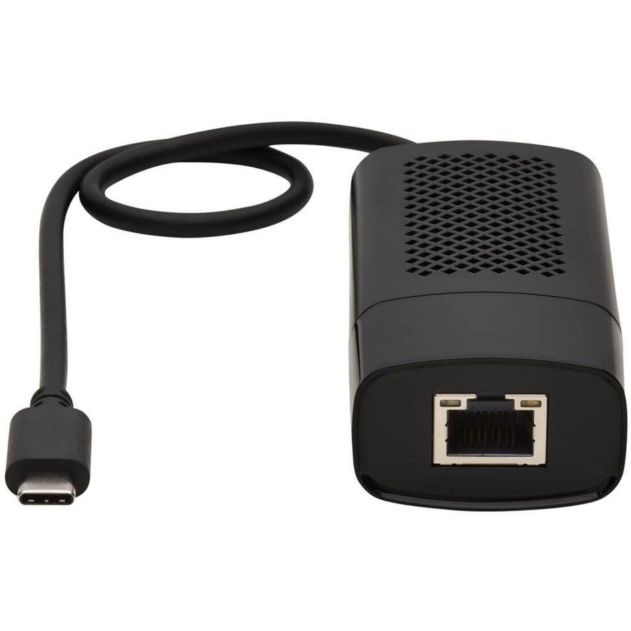Tripp Lite U436-06N-2P5-B Usb-C To Rj45 Gigabit Ethernet Network Adapter (M/F) - Usb 3.1 Gen 1, 2.5 Gbps Ethernet, Black