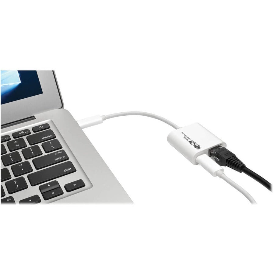 Tripp Lite U436-06N-G-C Usb-C To Gigabit Network Adapter With Usb-C Pd Charging - Thunderbolt 3, White