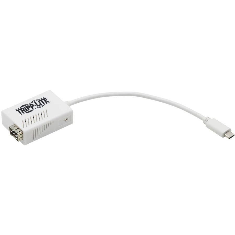 Tripp Lite U436-1G-Sfp Usb-C 3.1 To Fiber Optic Gigabit Ethernet Adapter, Open Sfp Port For Singlemode/Multimode, 1310 Nm, Lc