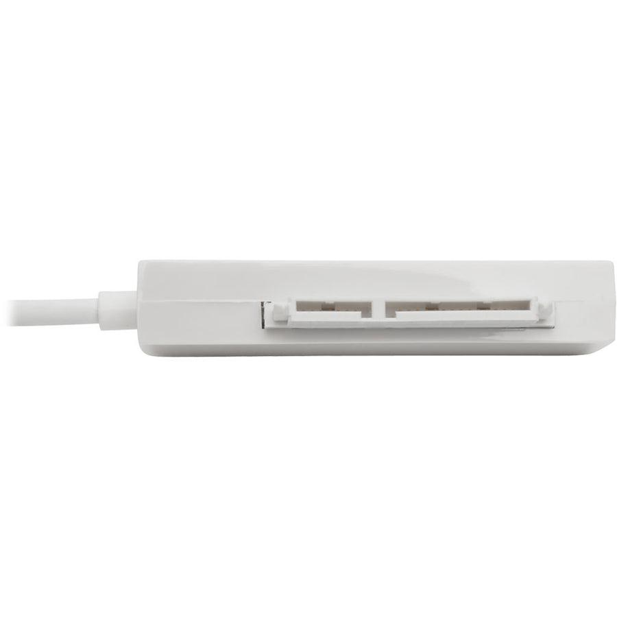 Tripp Lite U438-06N-G2-W Usb 3.1 Gen 2 (10 Gbps) Usb-C To Sata Iii Adapter Cable With Uasp, 2.5 In. Sata Hard Drives, Thunderbolt 3 Compatible, White