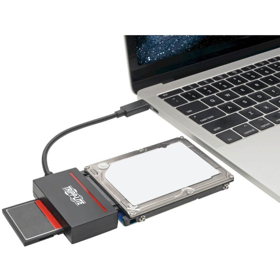 Tripp Lite U438-Cf-Sata-5G Usb 3.1 Gen 1 (5 Gbps) Usb-C To Cfast 2.0 Card And Sata Iii Adapter, Thunderbolt 3 Compatible