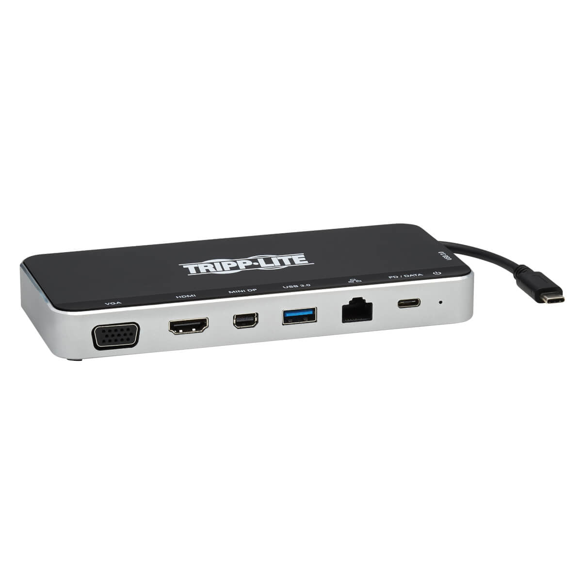 Tripp Lite U442-Dock16-B Usb Dock, Triple Display - 4K Hdmi & Mdp, Vga, Usb 3.2 Gen 1, Usb-A/C Hub, Gbe, 60W Pd Charging