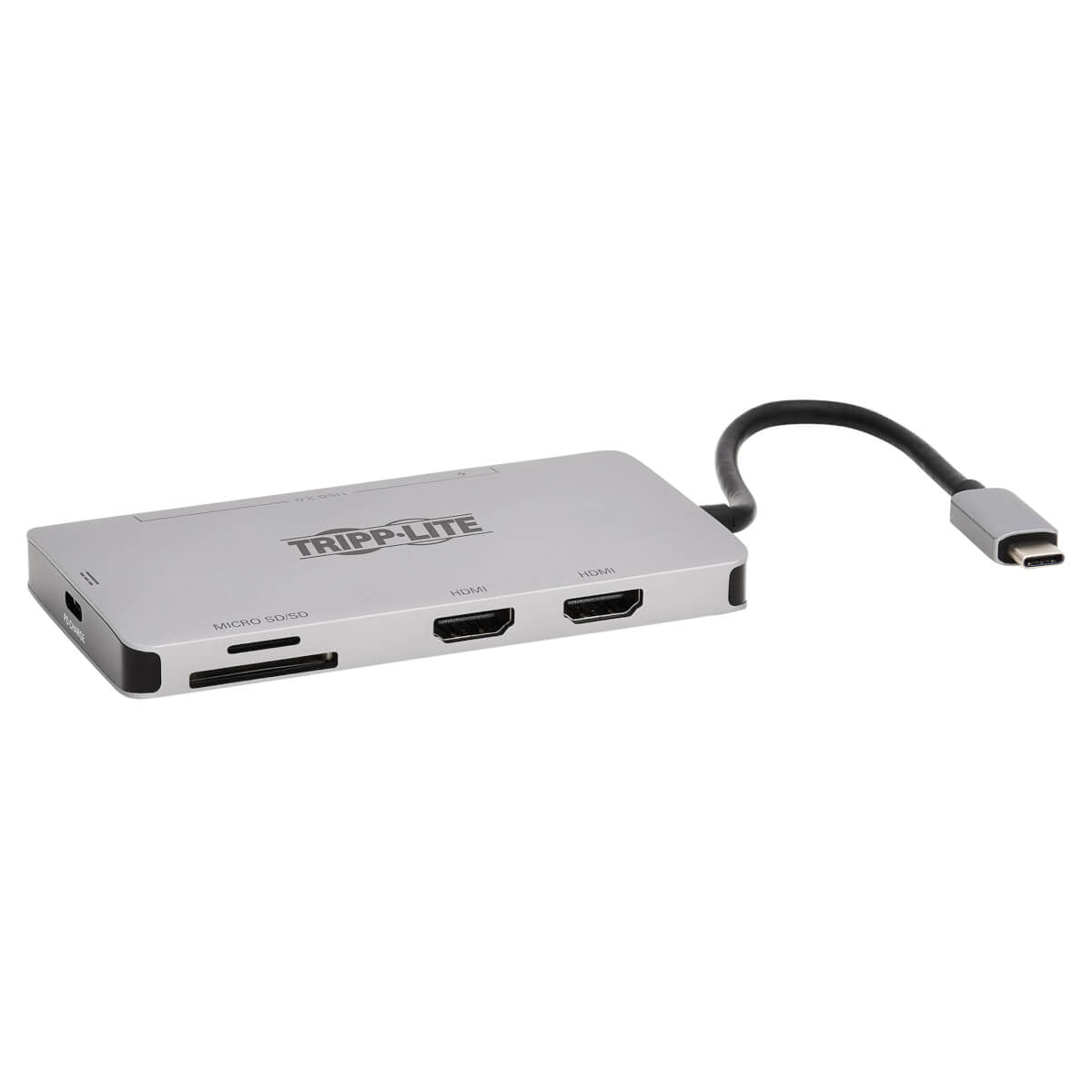 Tripp Lite U442-Dock8-Gg Notebook Dock/Port Replicator Wired Usb 3.2 Gen 1 (3.1 Gen 1) Type-C Black, Grey