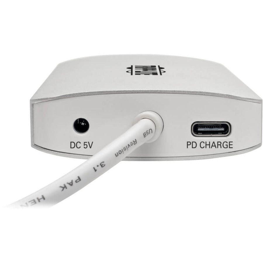 Tripp Lite U442-Dock11-S Usb-C Dock - 4K Hdmi, Usb 3.2 Gen 1, Usb-A/C Hub, Gbe, Memory Card, 60W Pd Charging