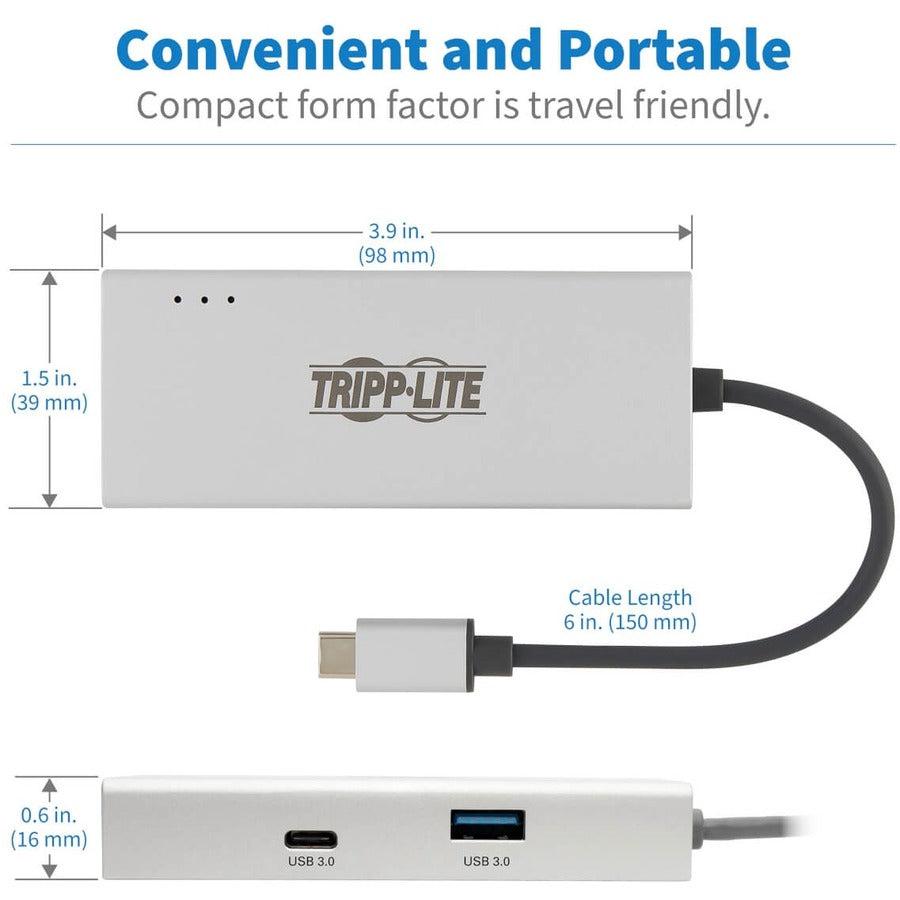 Tripp Lite U442-Dock13-S Usb-C Dock - 4K Hdmi, Usb 3.2 Gen 1, Usb-A/Usb-C Hub, Gbe