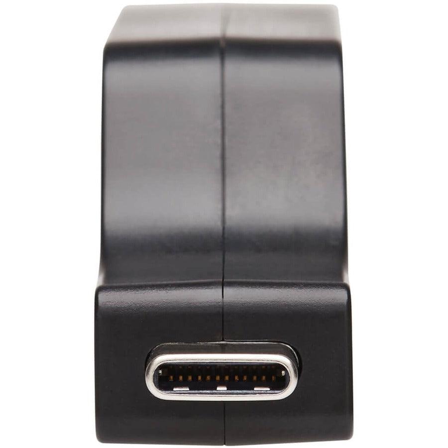 Tripp Lite U444-000-Dp4K6B Usb-C To Displayport Vertical Adapter (M/F) - Usb 3.1, Gen 1, Thunderbolt 3, 4K @ 60 Hz, Black