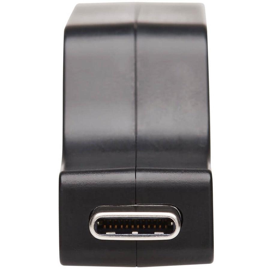 Tripp Lite U444-000-Vga Usb-C To Vga Vertical Adapter (M/F) - Usb 3.1, Gen 1, Thunderbolt 3, 1920 X 1200 (1080P), 5 Gbps, Black