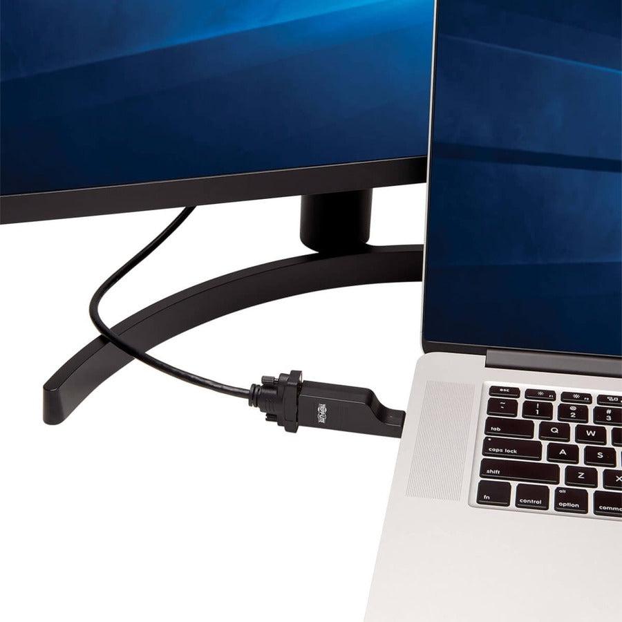 Tripp Lite U444-000-Vga Usb-C To Vga Vertical Adapter (M/F) - Usb 3.1, Gen 1, Thunderbolt 3, 1920 X 1200 (1080P), 5 Gbps, Black