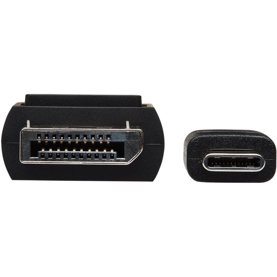 Tripp Lite U444-003-Dp-Be Usb-C To Displayport Adapter Cable (M/M), 4K 60 Hz, Hdr, Locking Dp Connector, 3 Ft. (0.9 M)