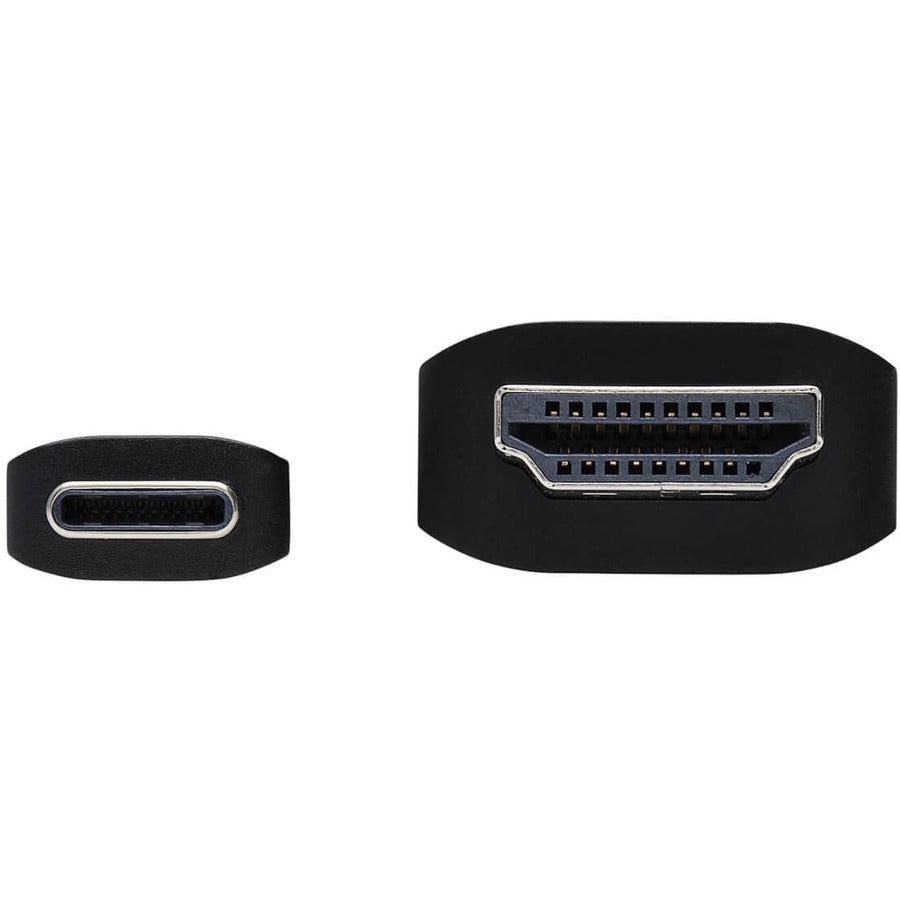 Tripp Lite U444-003-Hdr2Be Usb-C To Hdmi Active Adapter Cable (M/M), 4K 60 Hz, Hdr, Hdcp 2.2, Dp 1.2 Alt Mode, Black, 3 Ft. (0.9 M)