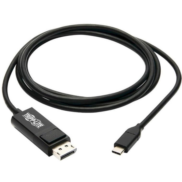 Tripp Lite U444-006-Dp-Be Usb-C To Displayport Adapter Cable (M/M), 4K 60 Hz, Hdr, Locking Dp Connector, 6 Ft. (1.8 M)